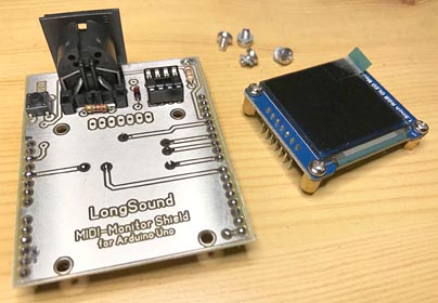 LongSound MIDI-Monitor Shield for Arduino Uno